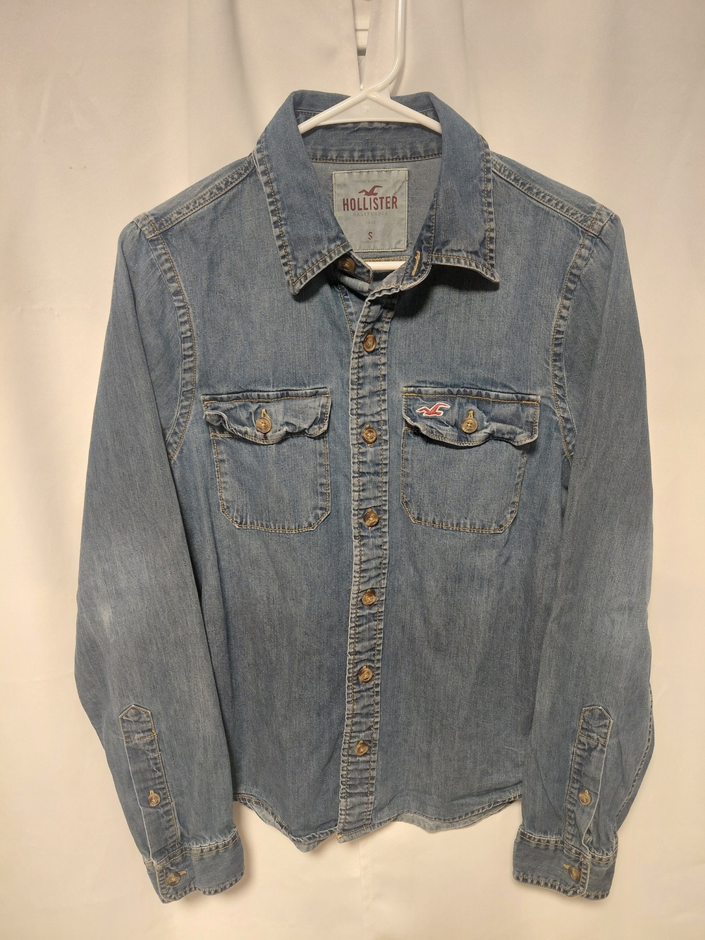 Hollister Womens Denim Shirt